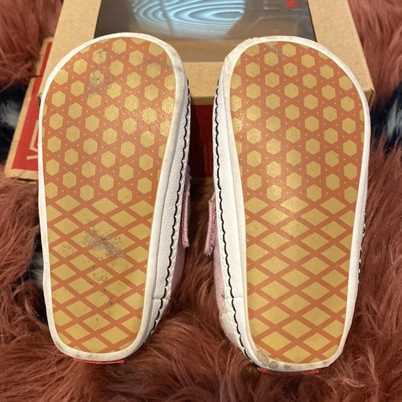 VANS INFANT SLIP-ON V CRIB CHECKERBOARD SHOE - Picture 5 of 7